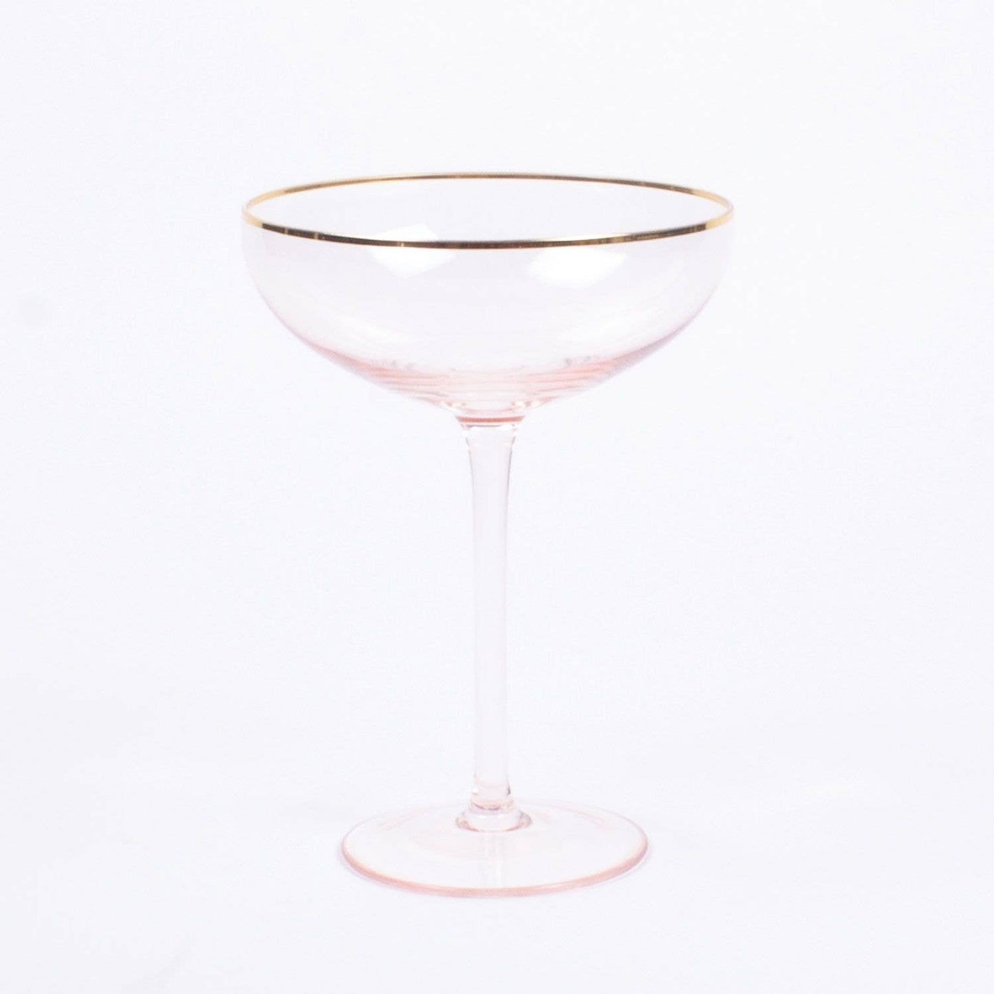 Light Pink Coupe Glass