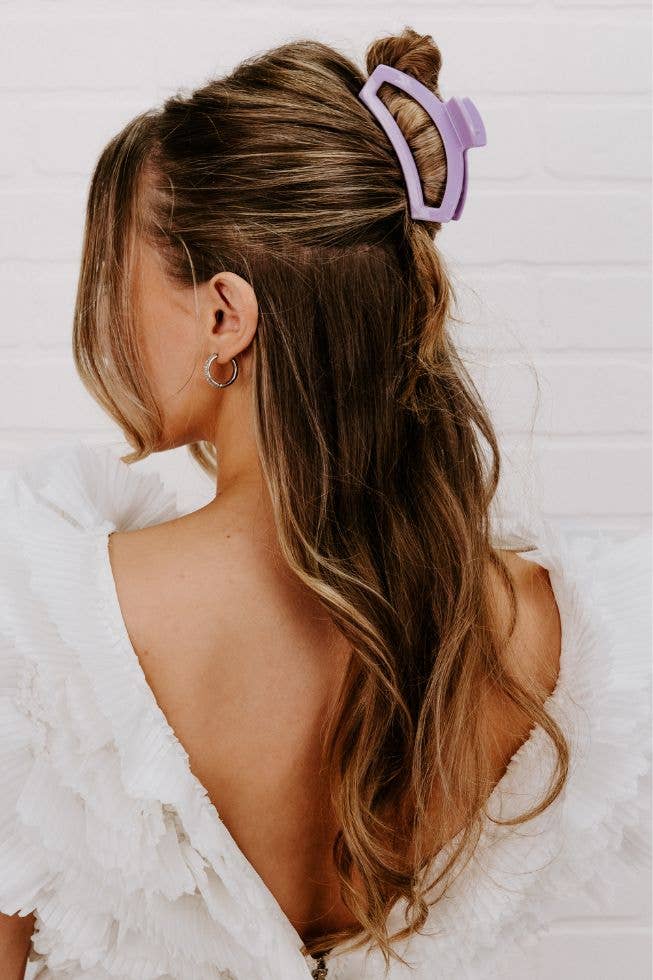 Open Hair Clip | Med. | Lilac