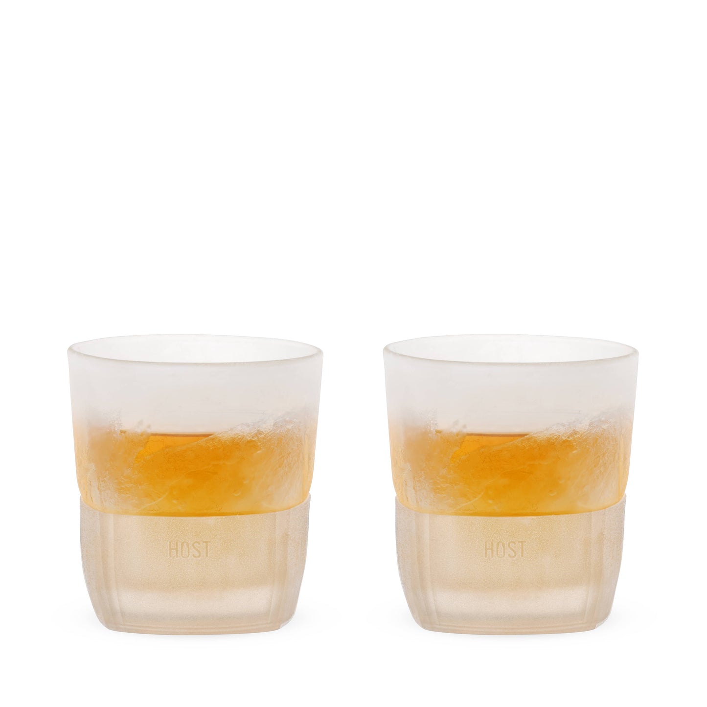 Glass FREEZE™ Insulated Cooling Whiskey Glasses - Set of 2