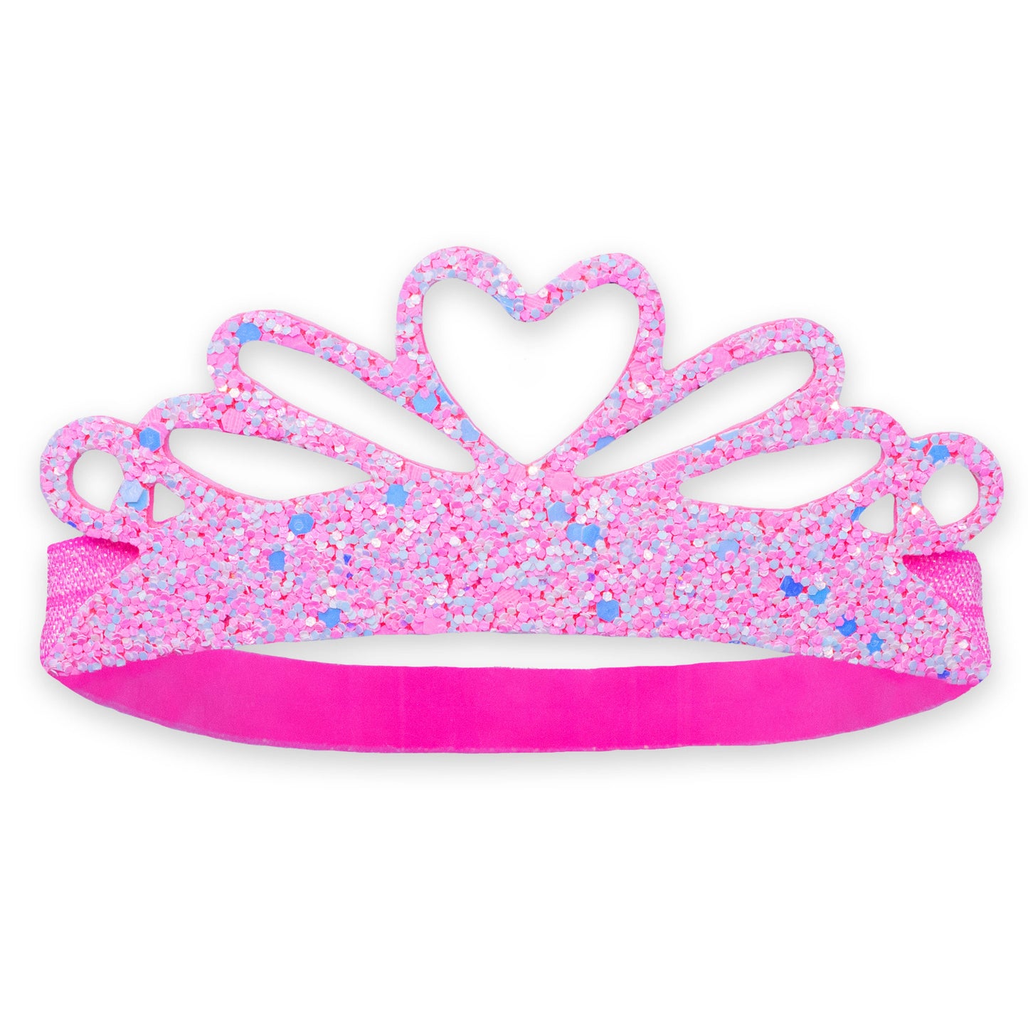 Stretch Glitter Princess Tiara Headbands