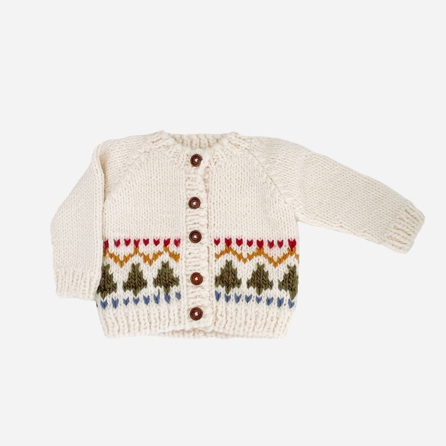 Tree Fair Isle Cardigan | Kid Baby Fall Christmas Sweater