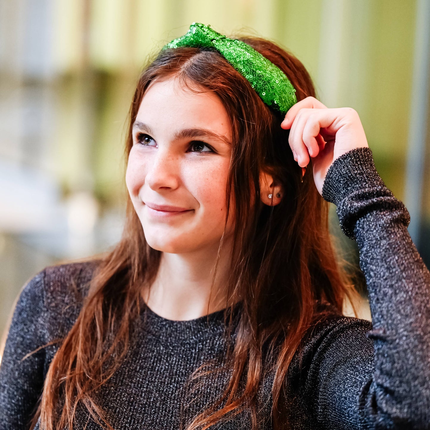 Sequin Knot Headband