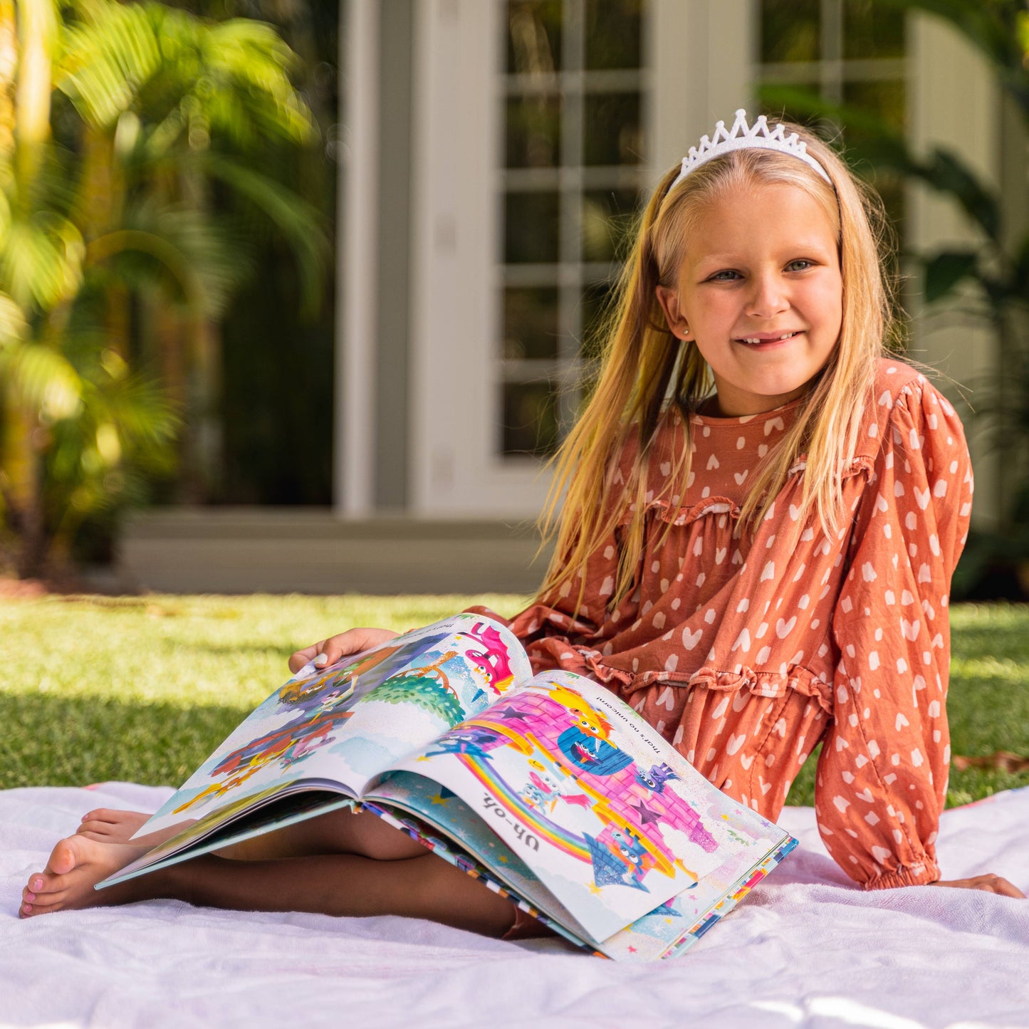 Stretch Glitter Princess Tiara Headbands