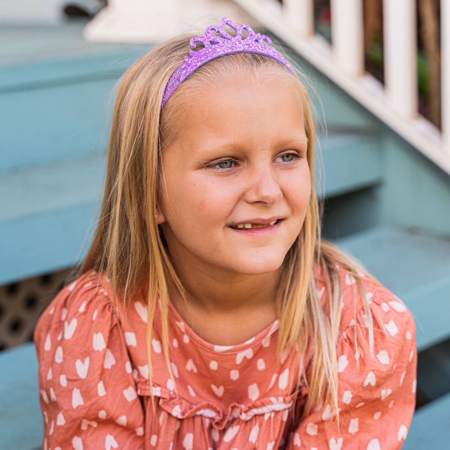 Stretch Glitter Princess Tiara Headbands