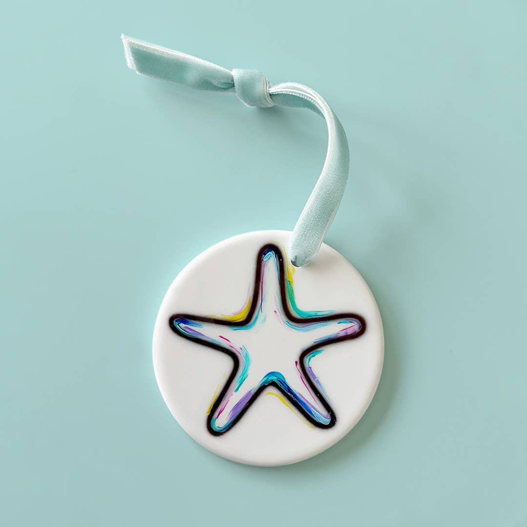 Sea Star Ceramic Ornament