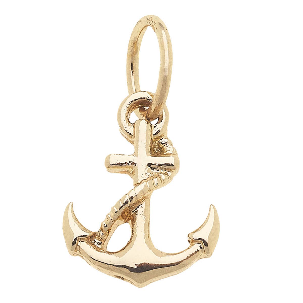 Anchor Charm in Shiny Gold