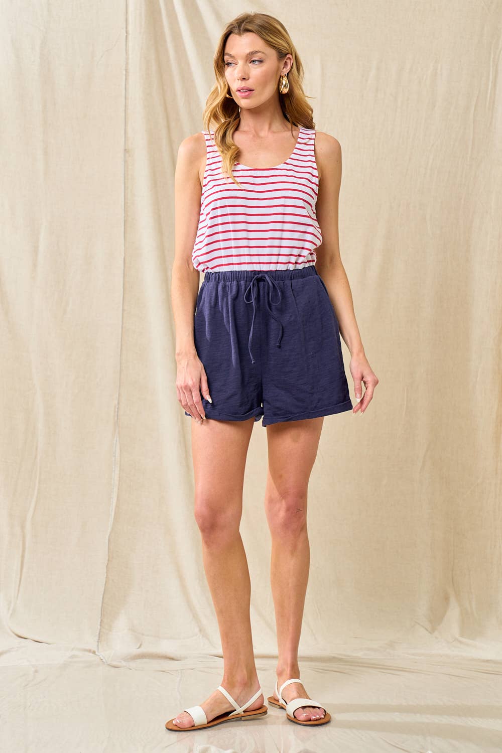 4th of July Women's Romper