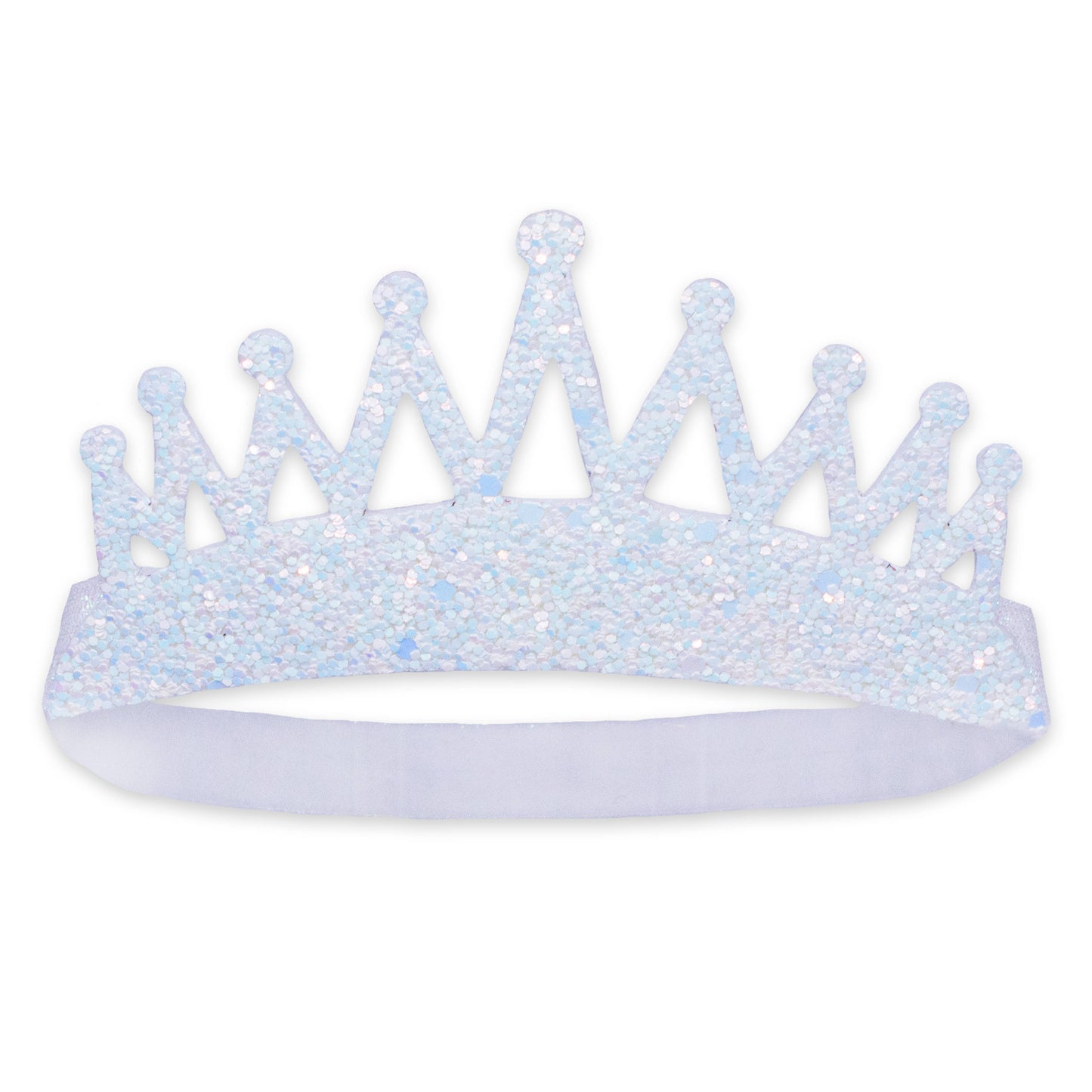 Stretch Glitter Princess Tiara Headbands