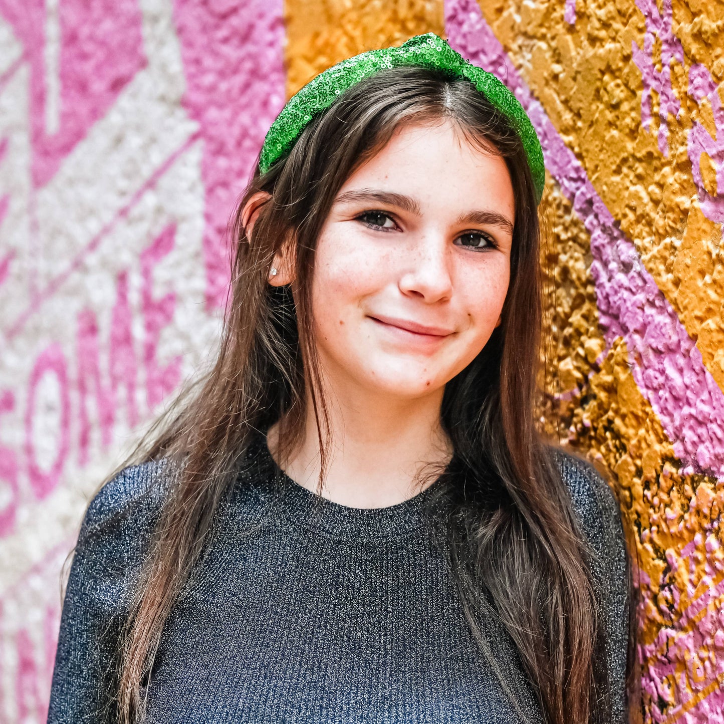 Sequin Knot Headband