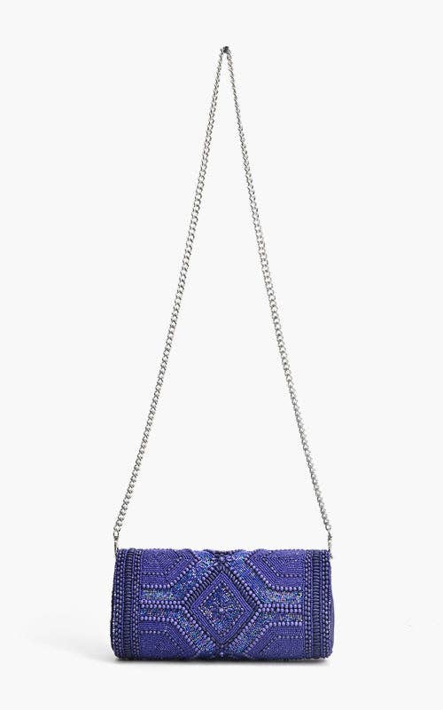 Midnight Sapphire Starlight Evening Clutch