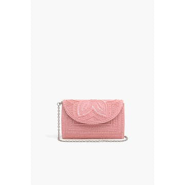 Crystal Rose Embellished Clutch