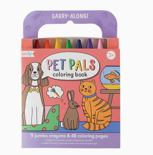 Carry Along Coloring Kit - Pet Pals