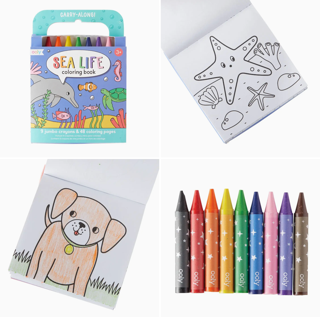 Carry Along Coloring Kit - Sea Life