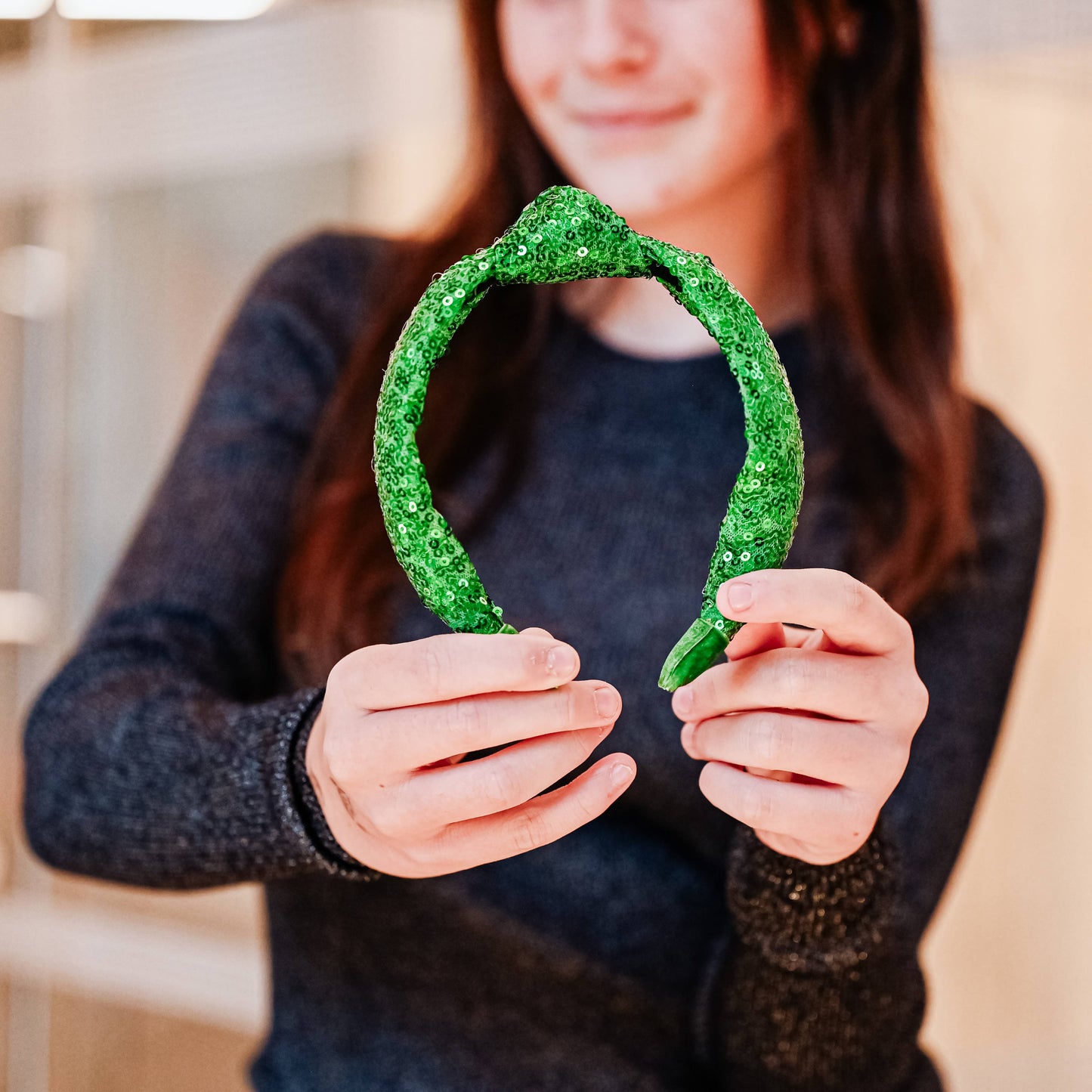 Sequin Knot Headband