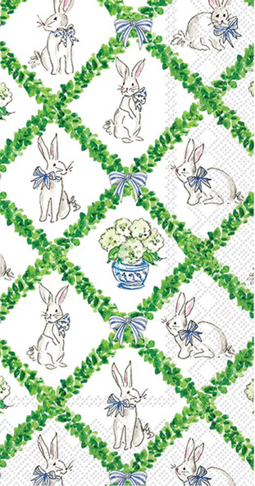 Paper Guest Towels 16 ct Easter Bunnies Rosanne Beck