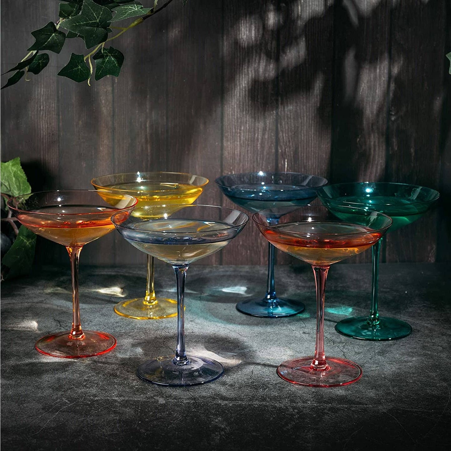 Set of 6 Champagne Coupes | 12oz by The Wine Savant