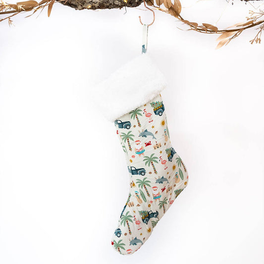 Coastal Christmas Holiday Stocking