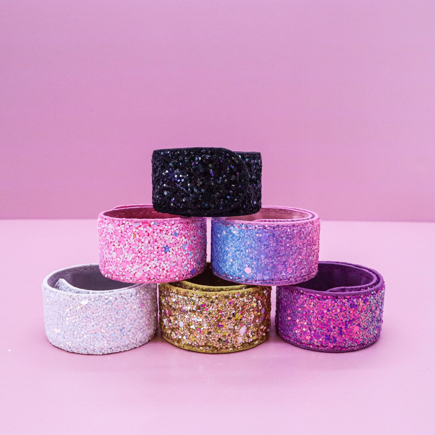 Sparkly Glitter Slap Bracelet