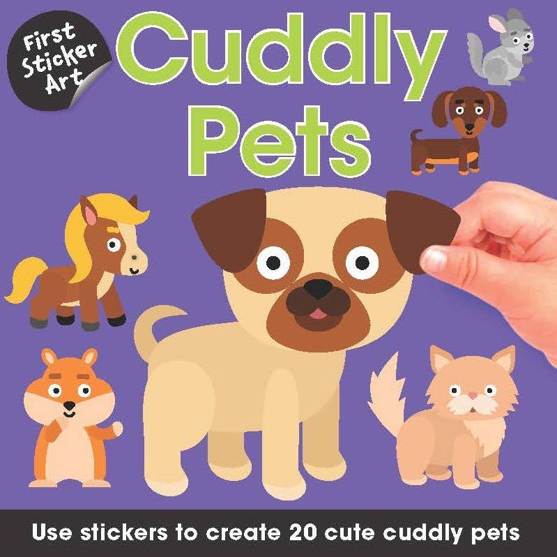 First Sticker Art: Cuddly Pets (190 stickers!)