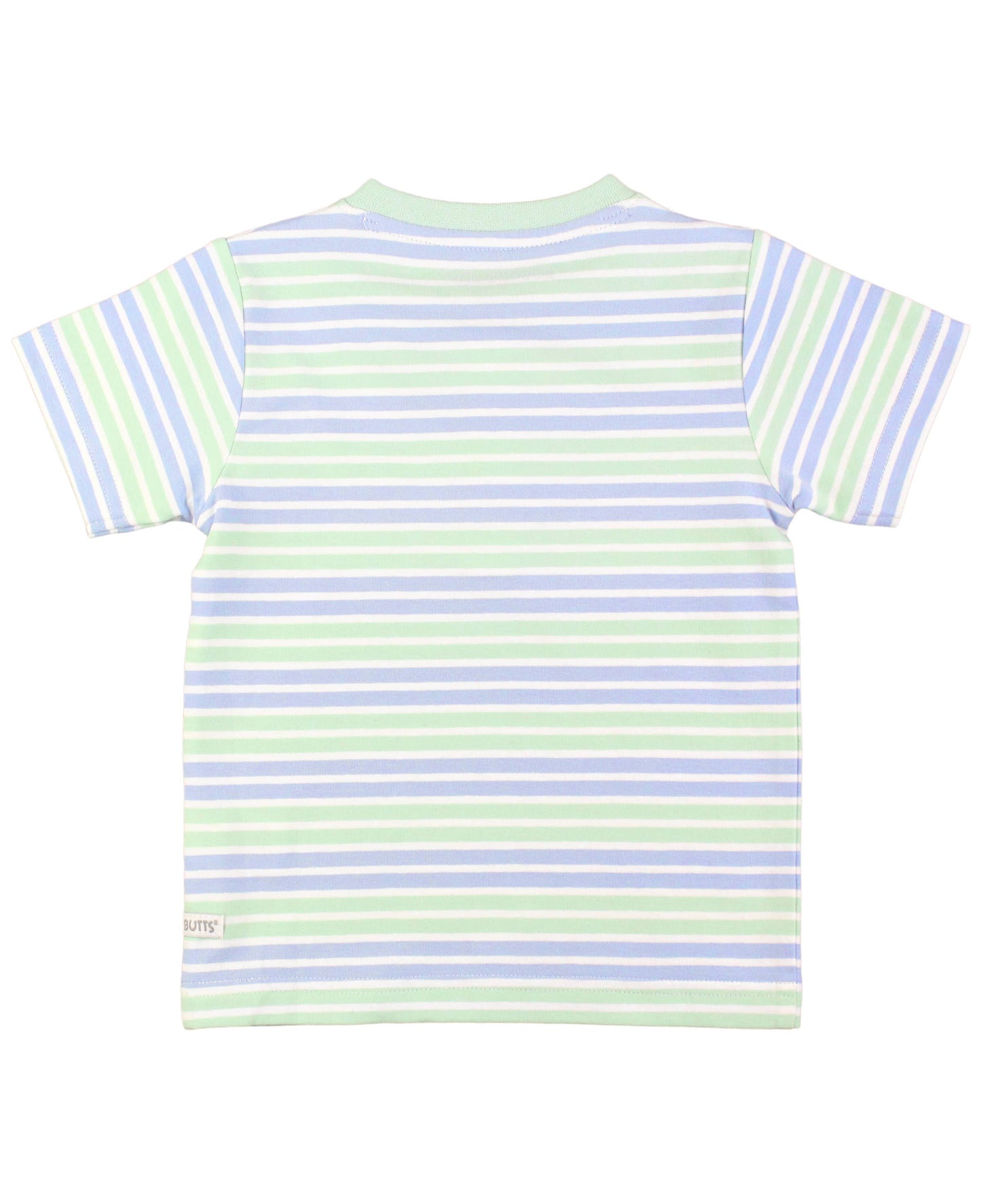 Boys Surf Crew Stripe Short Sleeve Knit Henley