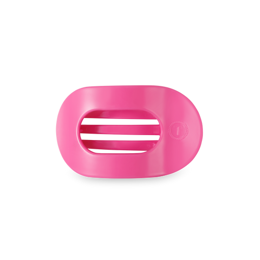 Paradise Pink Small Flat Round Hair Clip