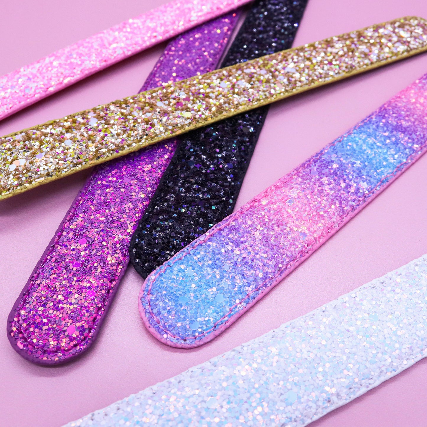 Sparkly Glitter Slap Bracelet