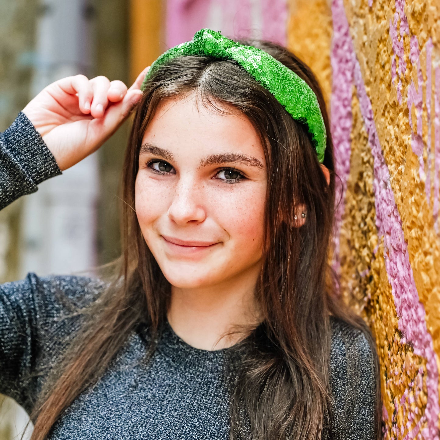 Sequin Knot Headband