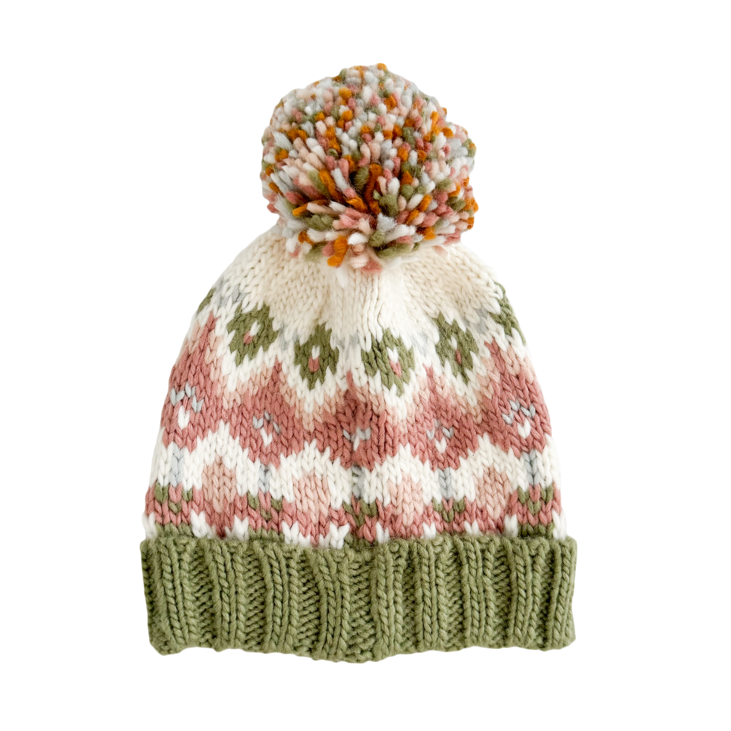 Fairisle Knit Hat, Pastel | Baby & Kids Accessory