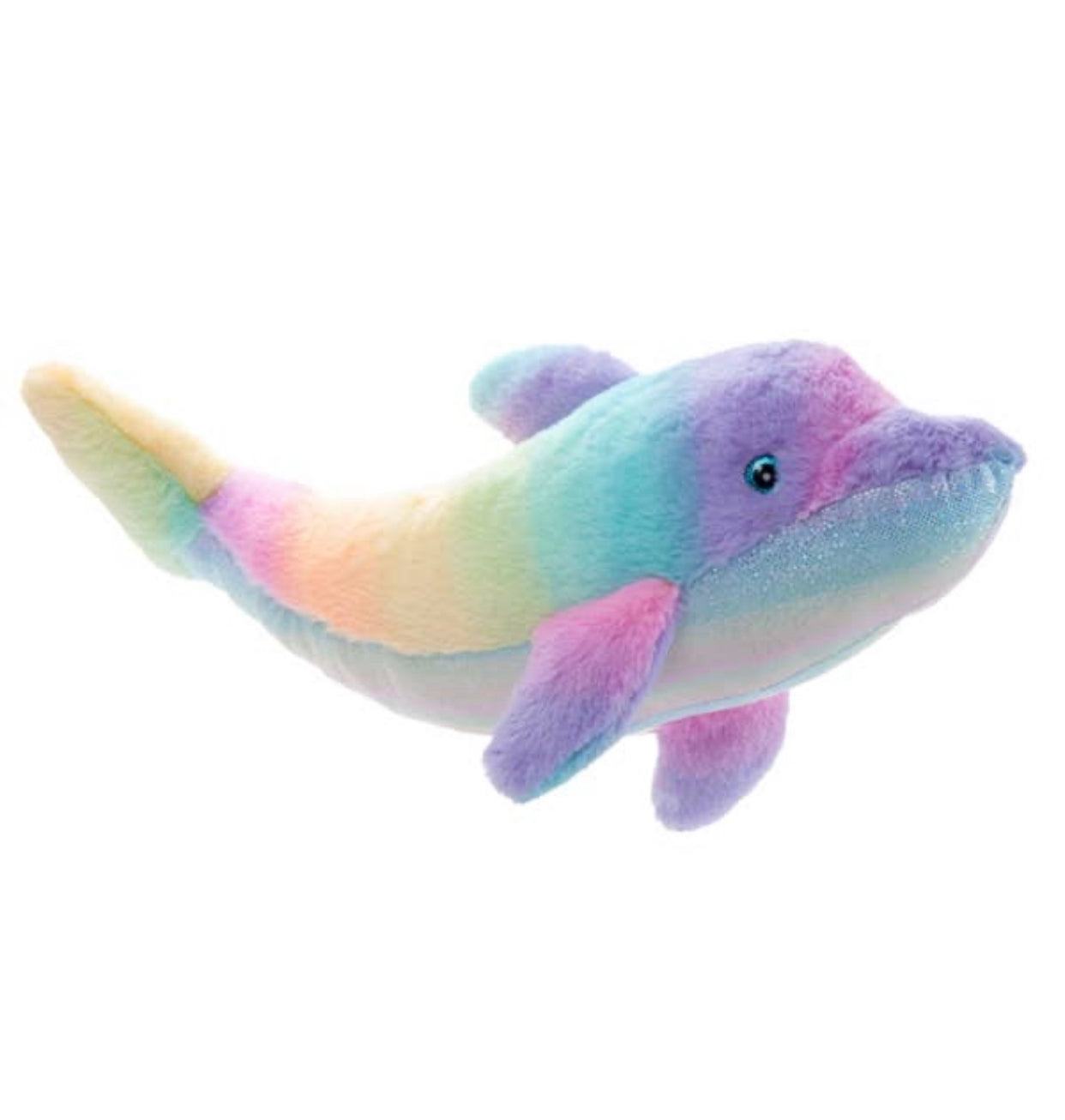 20” Rainbow Dolphin Plush